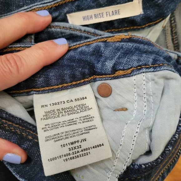 WRANGLER Wyetta Retro Super Bell High Waist Flare Denim Blue - Picture 14 of 16